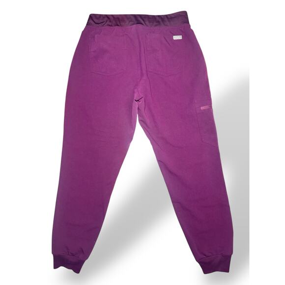 FIGS Technical Collection Women Jogger Scrub Pants Purple Orange Drawstring S/P - Picture 8 of 8